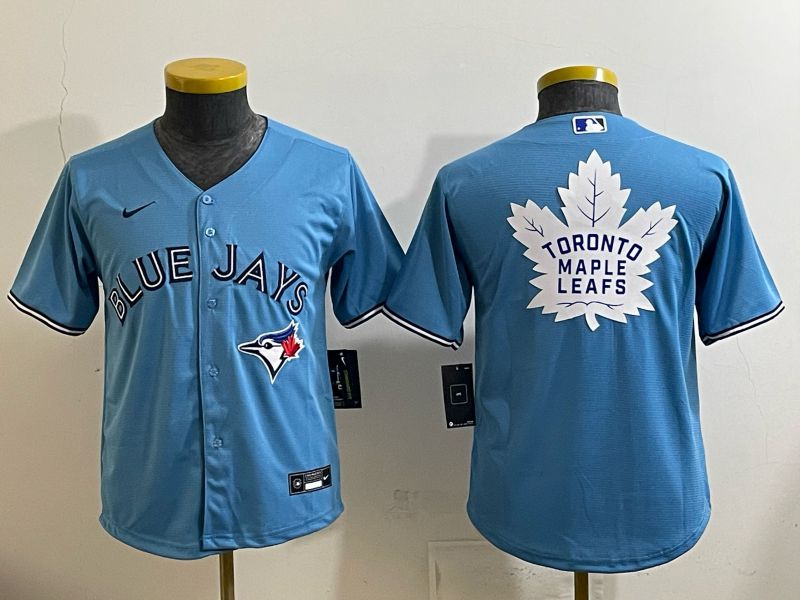 Youth 2025 Nike Toronto Blue Jays Blank Light Blue Game MLB Jersey 010->youth mlb jersey->Youth Jersey